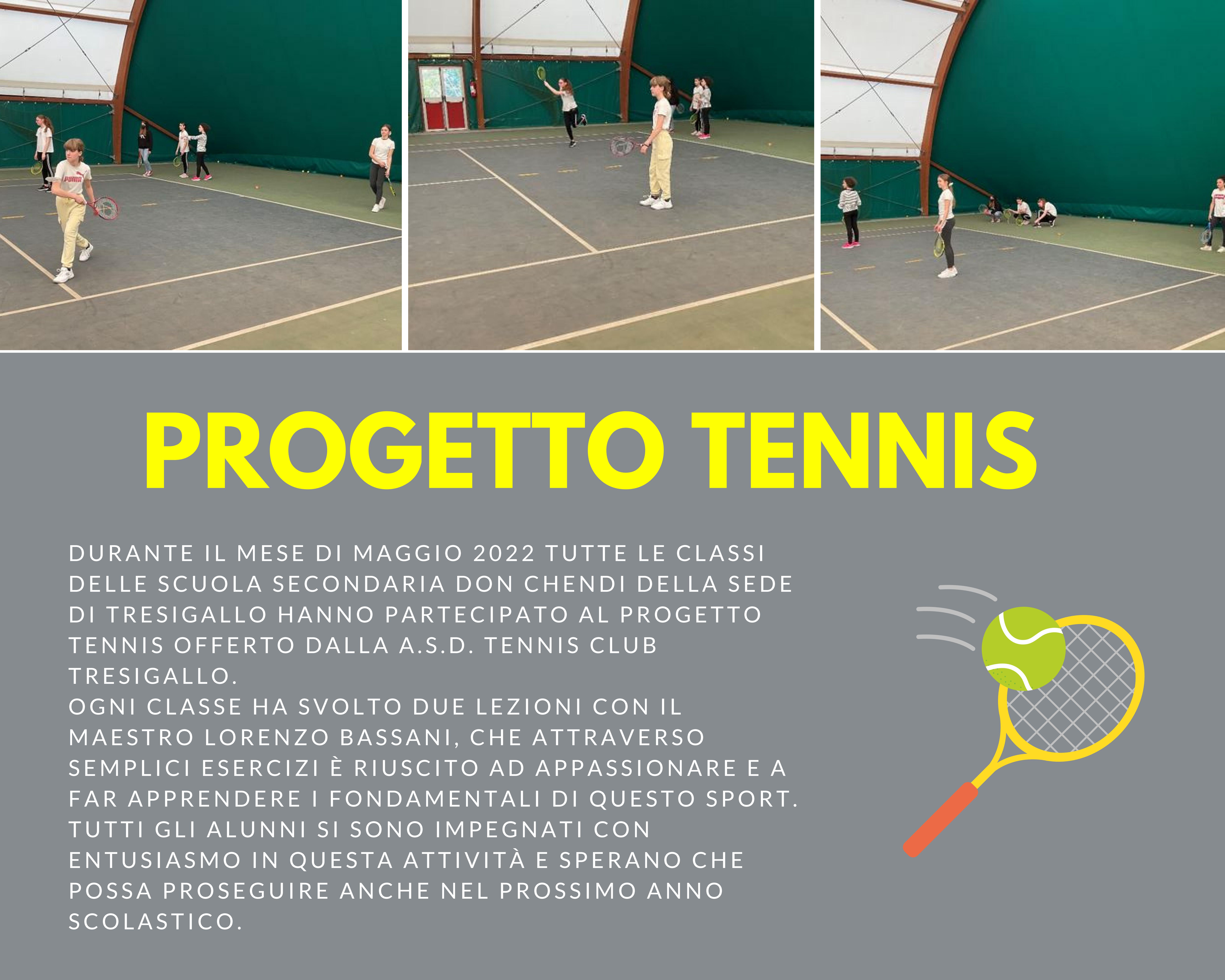 progetto tennis 2022